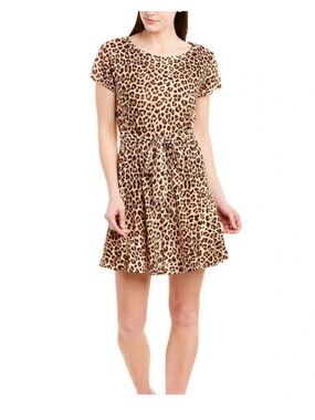 Rebecca Taylor linen leopard dress - S - worn once!
